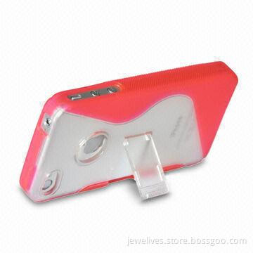 Hard Case for Apple's iPhone 4G, Made of TPU + PC